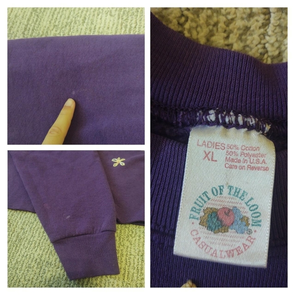 Floral Embroidered Sweatshirt - Picture 3 of 4